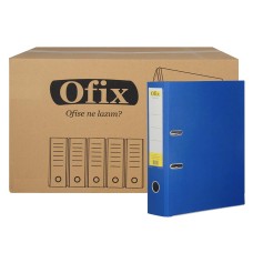 OfixMall Plastik Klasör Geniş 25 Adet - Mavi